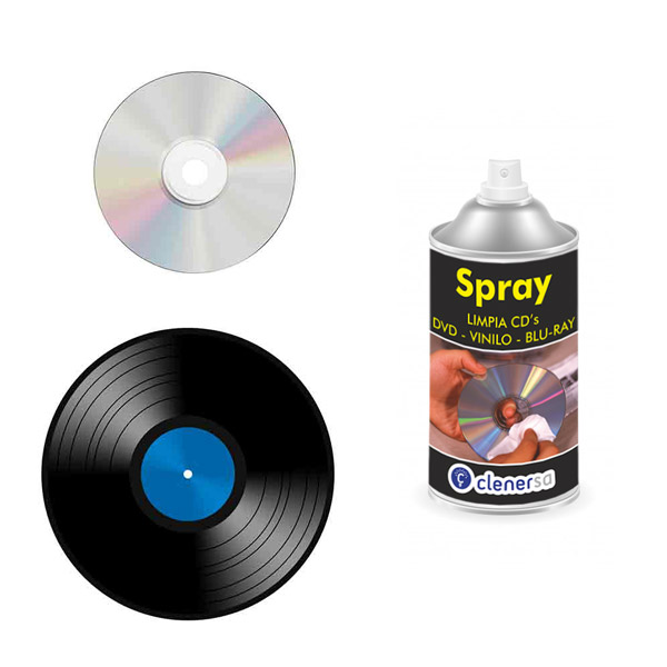 Spray limpiador CD, DVD, vinilos - Clener